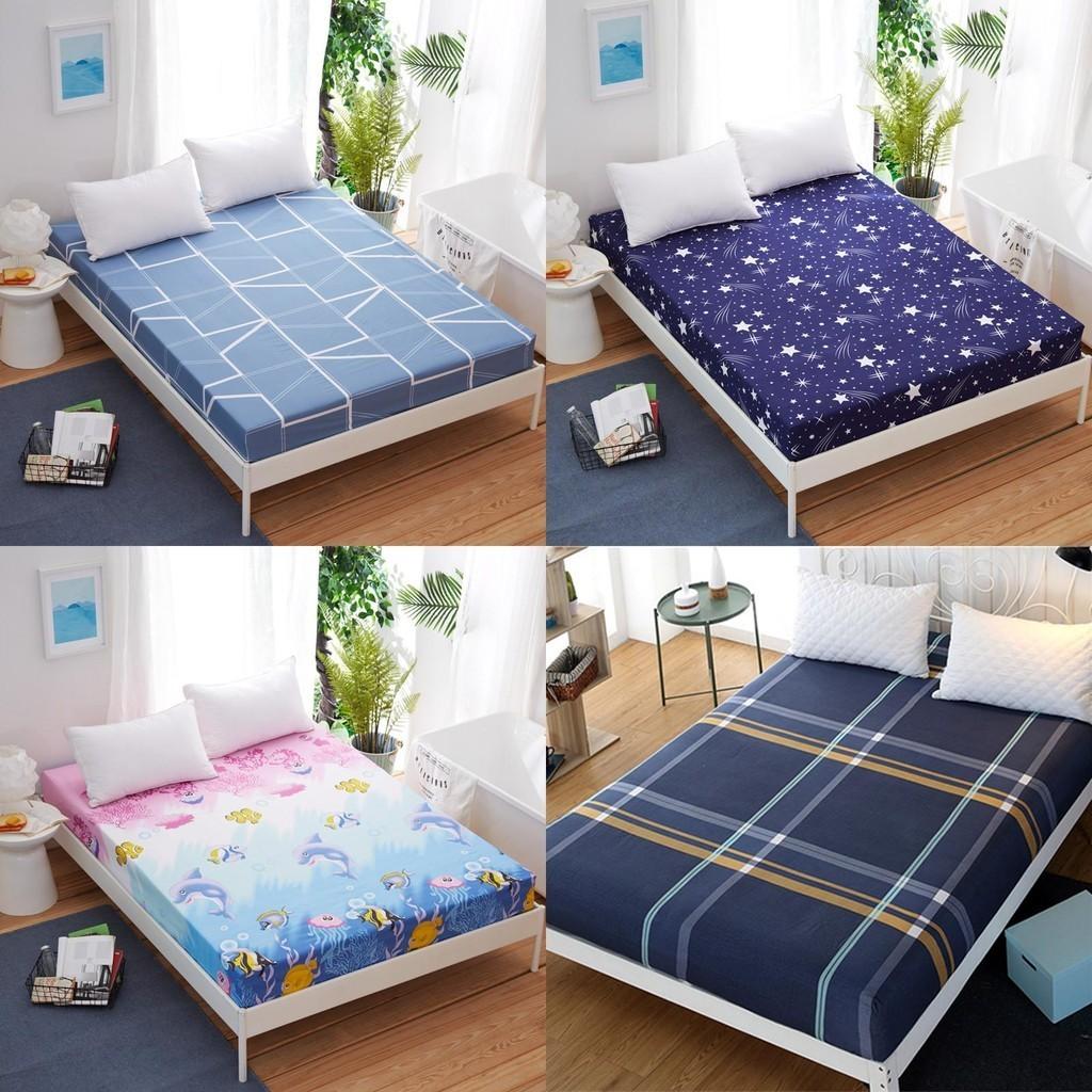 Роскошная простыня на резинке с цветочным принтом размеров Твин, Фул, Квин, Кинг для максимального комфорта