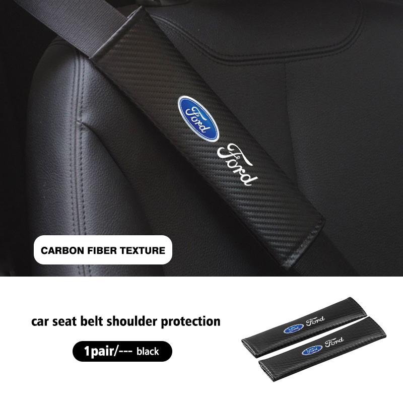 1/2PCS Car Seat Belt Covers Shoulder Cushion Protector Pad For Ford Fiesta mk7 mk5 mk8 mk4 mk6 1995-2011 2012 2013-2023