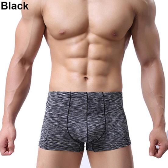 Sleep Underwear Men's Underwear Shorts Bulge Boxer Briefs Soft Trunks Plus Size Pouch Cool Modal Underpants For Men