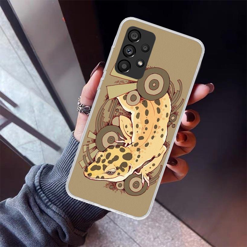 Lizards Geckos Phone Case For Samsung Galaxy A17 A57 A37 A16 A26 A36 A56 A15 A25 A35 A55 A14 A13 A54 A53 A34 A24 A33 A23 Galaxy