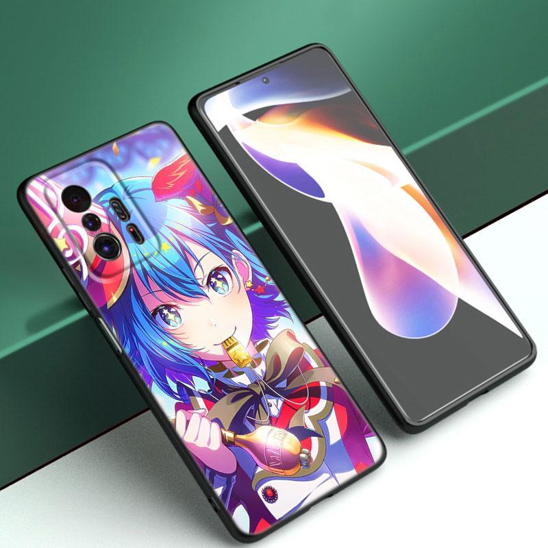 Game Project Sekai Black Silicone Phone Case For Xiaomi Mi 9 SE 8 10 10T 11 12 13 Lite 9T 11T 12S 12T 13T 14 Pro 5G NE 11i 12X