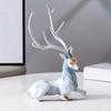 Deer Sculpture Decorative Items: Suitable for Home Decoration-Fashionable Design,Perfect for Christmas and Halloween Decorations