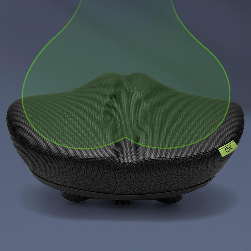 Bike Seat Cushion Saddle PU Replacement Wide Universal Men Women Cycling Pad