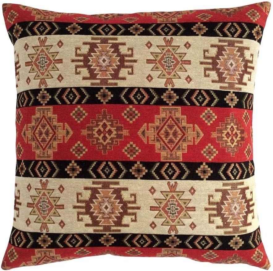 Ethnic style pillowcases mustard yellow and cream square decorative throw pillows bohemian sofadecorative farmhouse coatcushions