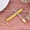 Titanium Toothpick Keychain Survival Self Defense Holder Edc