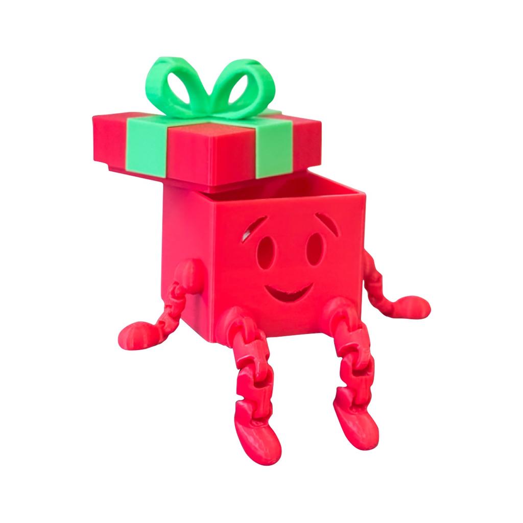 Подвижный рождественский подарок 3D-печать подвижных соединений на Рождество