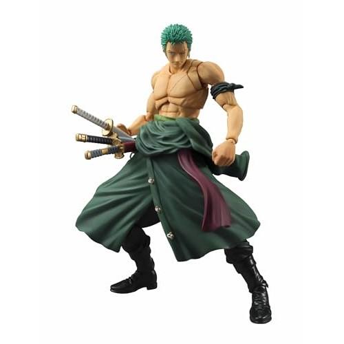 MegaHouse Различные герои действий ONE PIECE Ророноа Зоро приблизительно. Подвижная фигура толщиной 180 мм, окрашенная в ПВХ