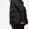 Li-Ning Wade Series однотонный водоотталкивающий свободный короткий пуховик с капюшоном мужская верхняя одежда черный AYMT155-1