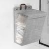 Wall-mounted Dirty Clothes Basket Punch Free Collapsible Laundry Basket  Wardrobe