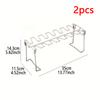 BBQ Chicken Wing and Leg Rack 14 Slot Stainless Steel Chicken Leg Grill Rack Chicken Drumstick Roaster For Oven Grill