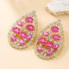 Teardrop Rhinestone Diamond Earrings for Women - Elegant Party Accessories