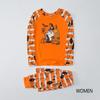 Halloween Family Matching Sets Pajamas, Loungewear Outfits,Family Matching Long Sleeve Tops+Pants Set