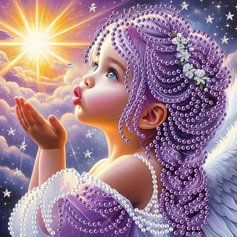 5D Diamond Painting DIY Handmade Diamond Painting Bright Diamond Crystal Point Diamond Painting Special-shaped Diamond Home Decoration Painting