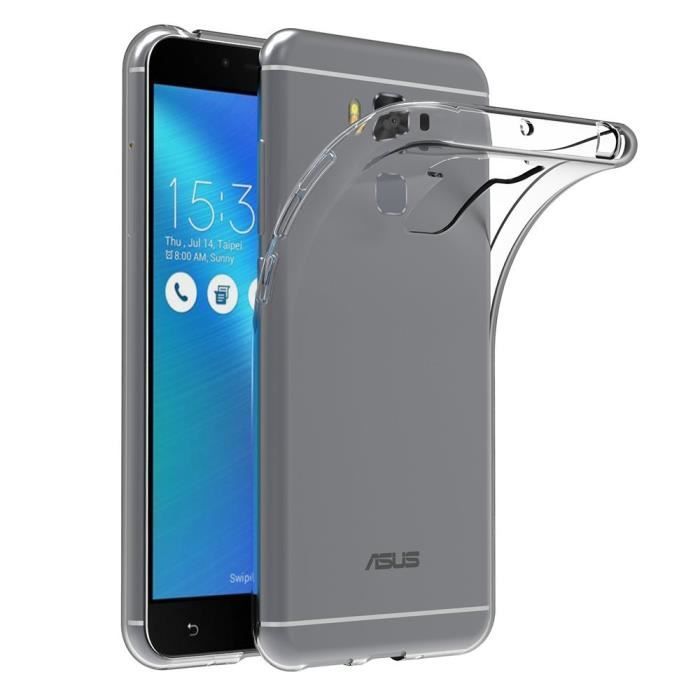 Coque Gel TPU Transparent ASUS ZENFONE 3 MAX PLUS ZC553KL Housse Etui Protection Silicone Souple Fine Phonillico®