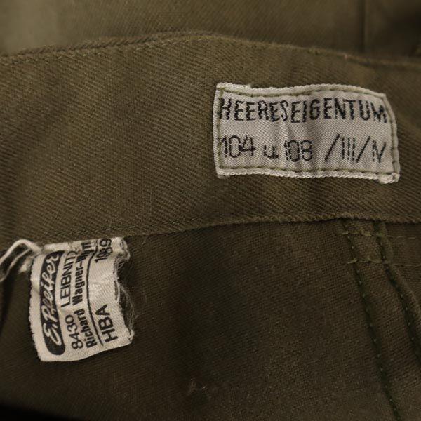 Austrian Army 80s military cargo pants khaki Button fly Men's Used