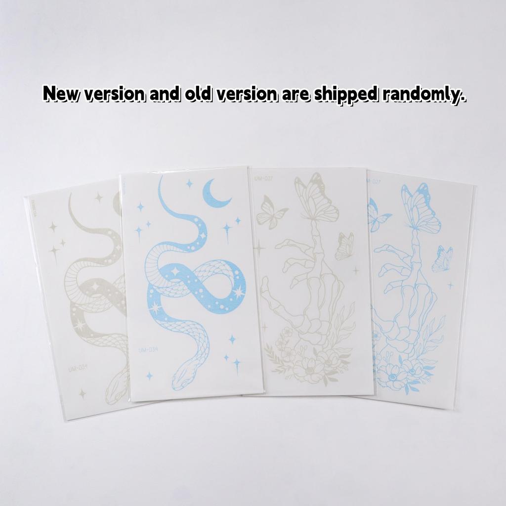 21/10/6/1 листов полуперманентной водонепроницаемой, но съемной временной татуировки с маленьким цветком и бабочкой