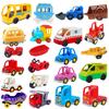 Trailer Car Motorcycle Boat Big Building Blocks Collocation Vehicle Accessory Kid DIY Toys Compatible With Duploed Set Gift