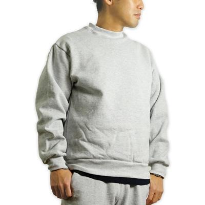 Angeles HF07 14 унций Толстовка с круглым вырезом из плотного флиса Пепельно-серый M [Los Apparel]