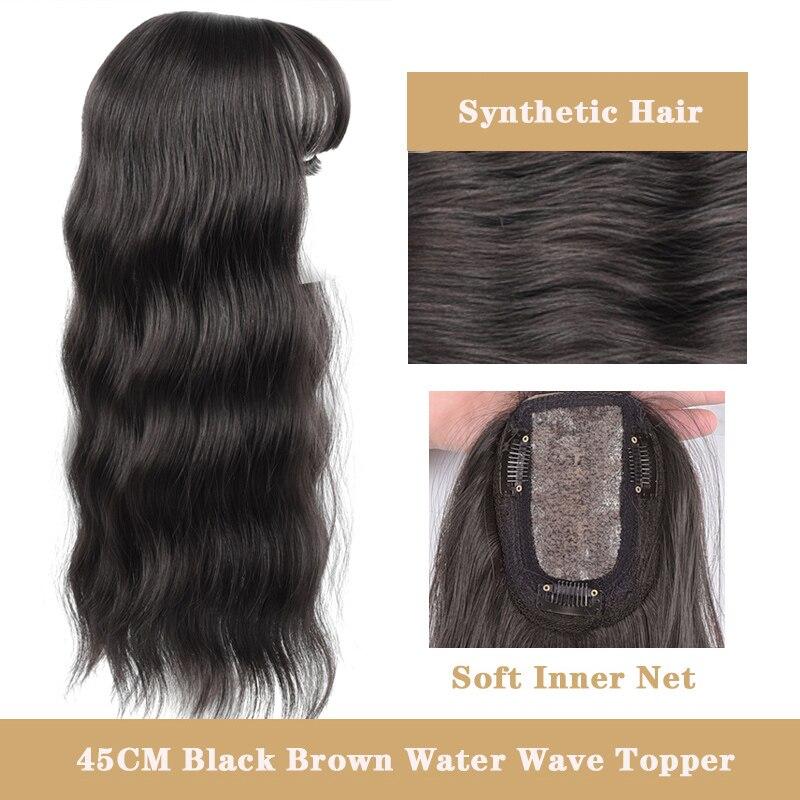 LUPU Синтетические волосы с челкой, натуральные накладные заколки для волос для наращивания волос, женские черные, коричневые термостойкие волокна