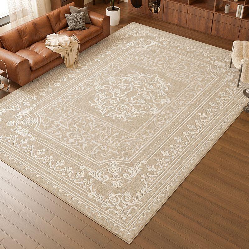 Living Room Carpet Cream Style Bedroom Floor Mat Home Sofa Imitation Cashmere Light Luxury Premium Japanese Style