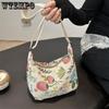 Women's Handbag Casual Color Cotton Linen Women's Personality Fashion Canvas Embroidery Shoulder