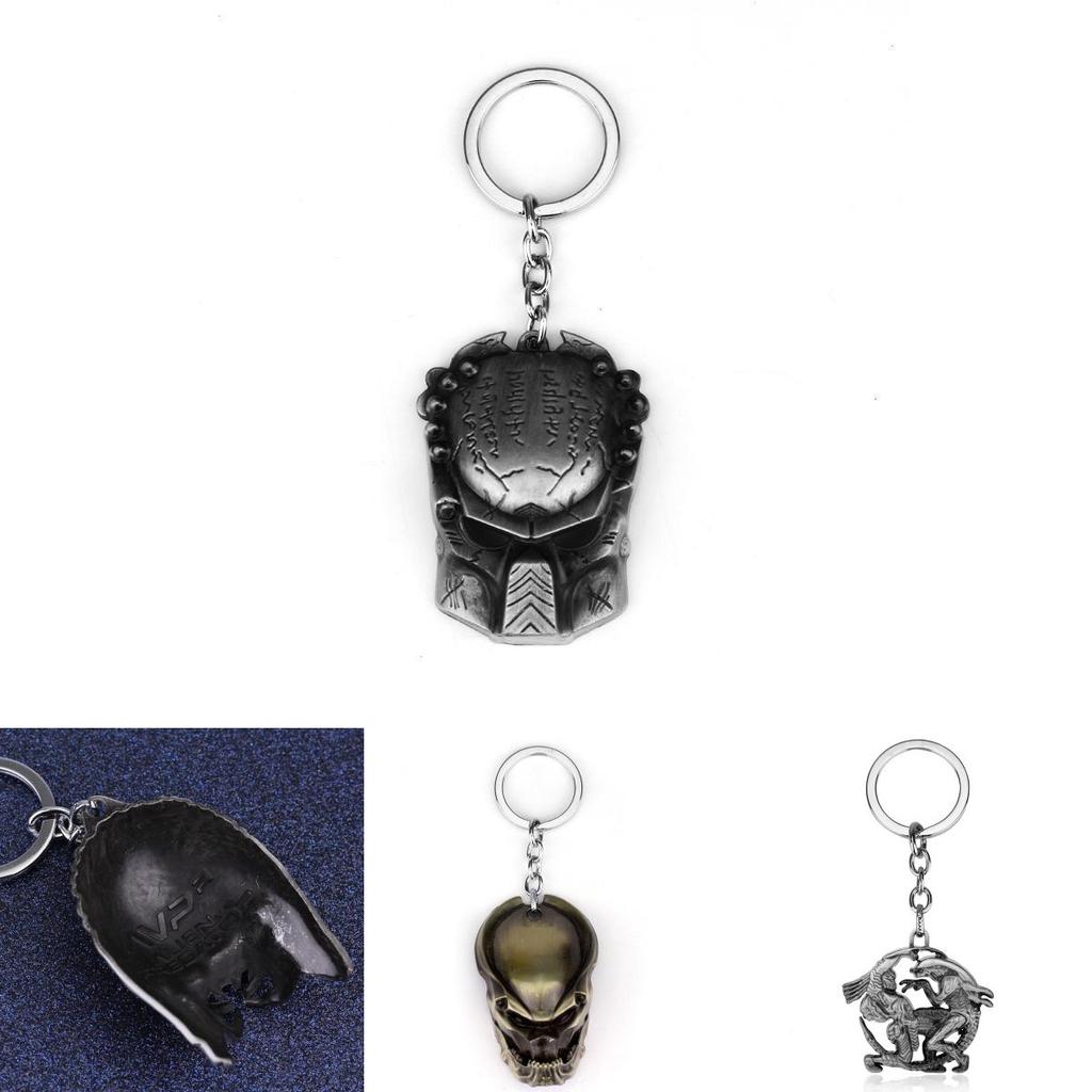 Уникальный брелок на тему инопланетян, цельное кольцо для ключей из цинкового сплава для коллекционеров и фанатов