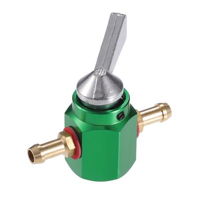X AUTOHAUX Газовый Встроенный Вкл-Выкл Топливный Кран Петушок Клапан Переключатель 6 мм Алюминиевый Сплав