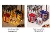 Набор светодиодных гирлянд на Рождество: Трехкомпонентная цветная подарочная коробка для праздничного украшения и атмосферы