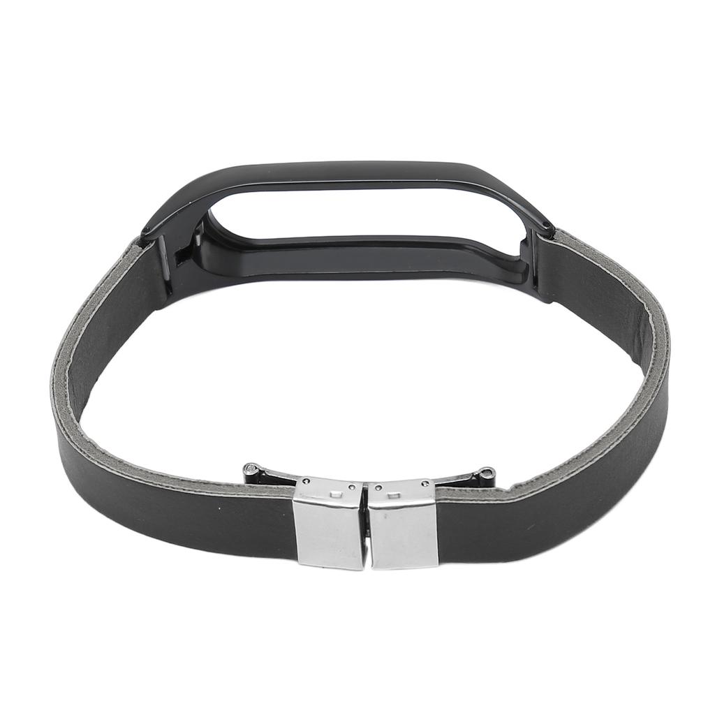 Smartwatch Band Replacement Leather Wrist Strap Alloy with Screwdriver for Touch Watch