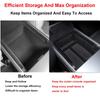 For Tesla Model 3 2022 Model Y 2023 Storage Box Center Armrest Hidden Box Cup Holder Interior Accessories