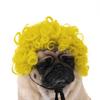 Adorable Black Color Pet Wig With Fun Afro Style For Halloween Parties And Festivals