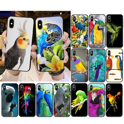 Чехол для телефона с изображением попугая и птицы для Iphone 14 13 Pro Max 12mini 12 11 Promax Xs Max Xr Se2 8 7 Plus X