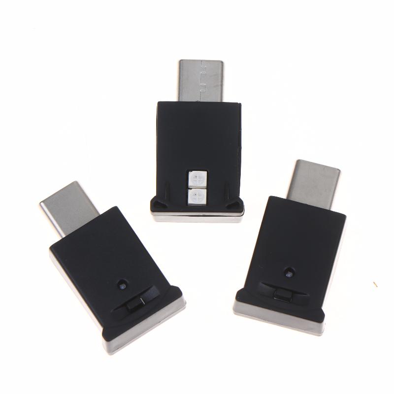RGB USB-C Атмосферная подсветка с Posensitive Control Автоматическое Вкл/Выкл Светодиодная Ночная Лампа для Салона Автомобиля Аксессуары