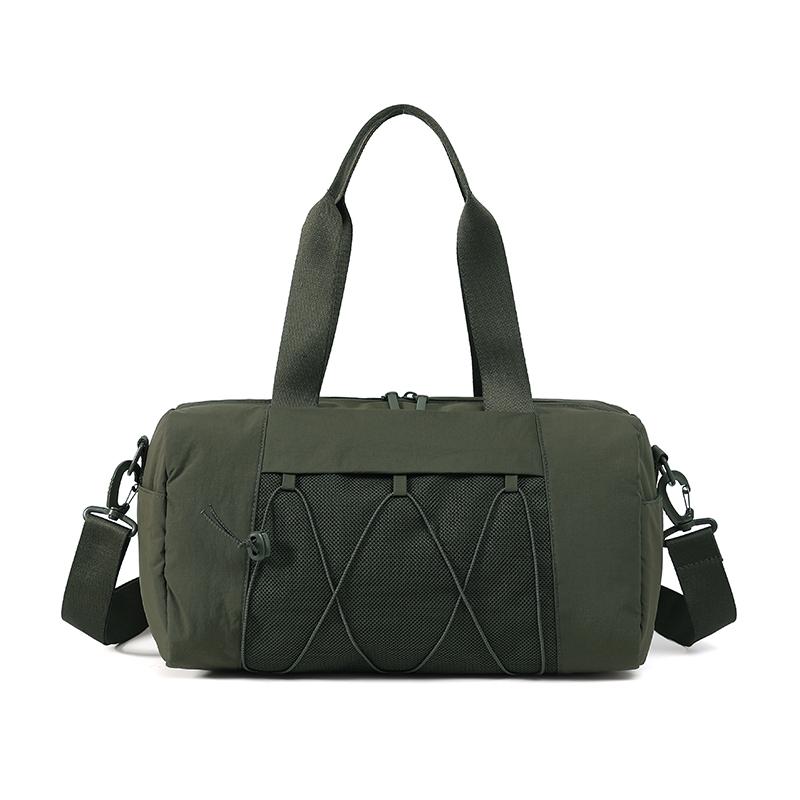 Luggage Bag Large Capacity Foldable Storage Bag Solid Color Water-Repellent Travel Bag