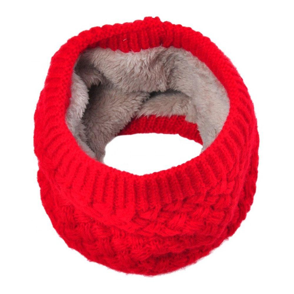 Men Women Thick Neck Gaiters Soft Neckerchief Knitted Scarf Snood Neck Warmer Autumn Winter Thermal