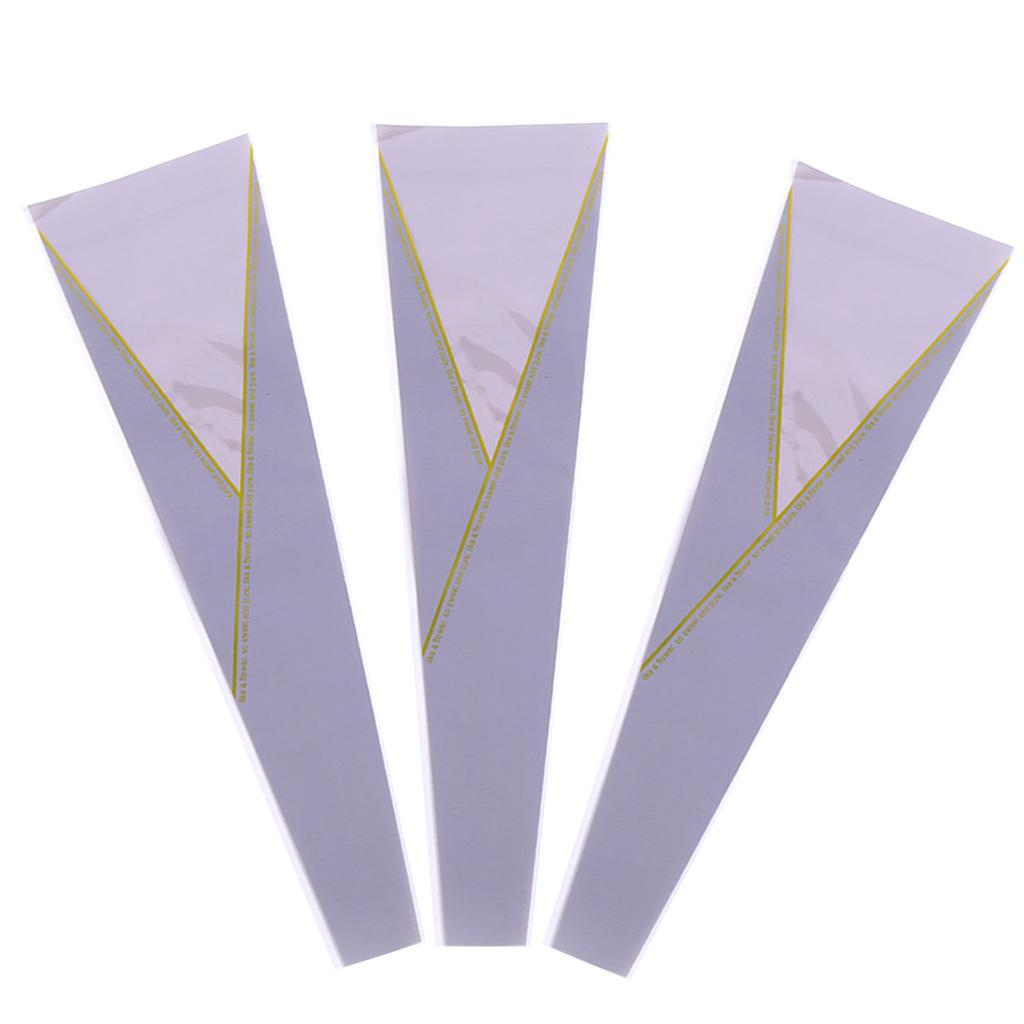 50 шт. Элегантные пакеты для упаковки цветов Водонепроницаемые многоразовые одинарные рукава для роз Пластиковый пакет OPP для свадеб, вечеринок по случаю дня рождения