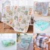 Quilt Printing Flower Cotton Summer Bedding With Breathable Fabric Bedroom For