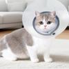 Breathable Recovery Cone Collar Adjustable Cat Anti Lick Cover Pet Protective Collar  Training