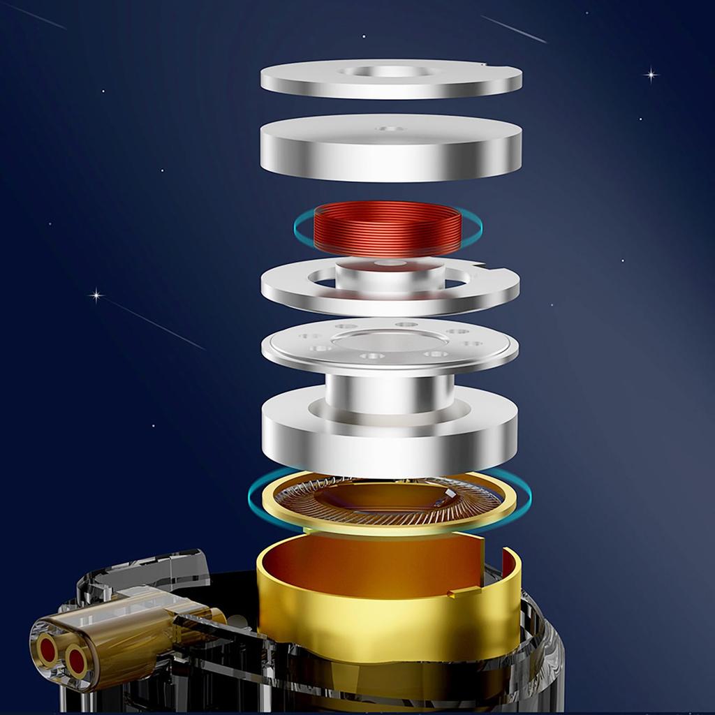 LINSOUL CCA Polaris Professional Monitor Earphones with Dedicated Switch for Custom IEMs for Audio Enthusiasts Combine All Tunings Through Switch In