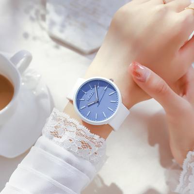 Простые женские часы Ins Style, модные, повседневные, темпераментные, водонепроницаемые, кварцевые, студенческие часы