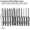 Precision Screwdriver Bit Set Magnetic Special Tip Square Slot Phillip Torx Y U Hex Allen Wrench Pentagon Screw Driver Bat