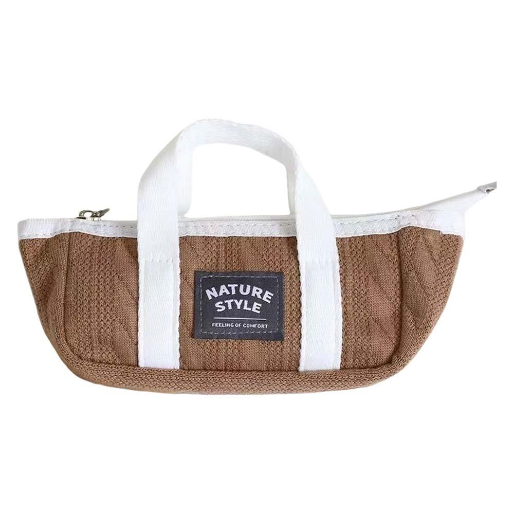 Desktop Storage Korean Style Pencil Case Handheld Pencil Pouch Handheld Stationery Bag Boys Girls