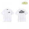CORT Alcatraz Basic Short Sleeve T-Shirt Phantom Letter Print Couple Streetwear Teens
