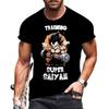 Мужская рубашка Vegeta, летняя футболка для спортзала, мужская одежда Z, мужская одежда Goku High Street 2024, стиль Харадзюку с 3D принтом, наряд для пары