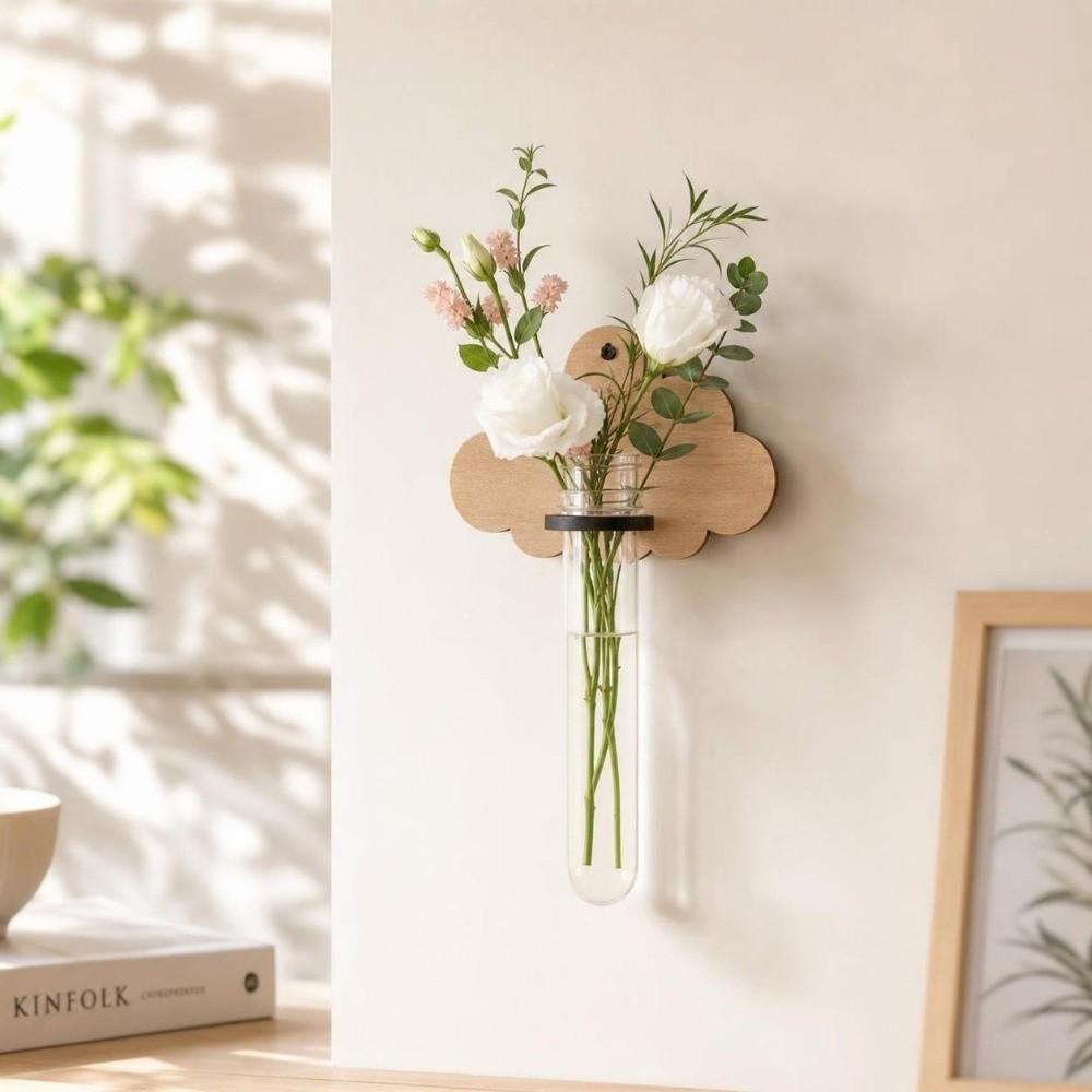 Vase Wall Mounted Planter Home Ornaments Flower Pot Minimalist Planter Holder Home Decor