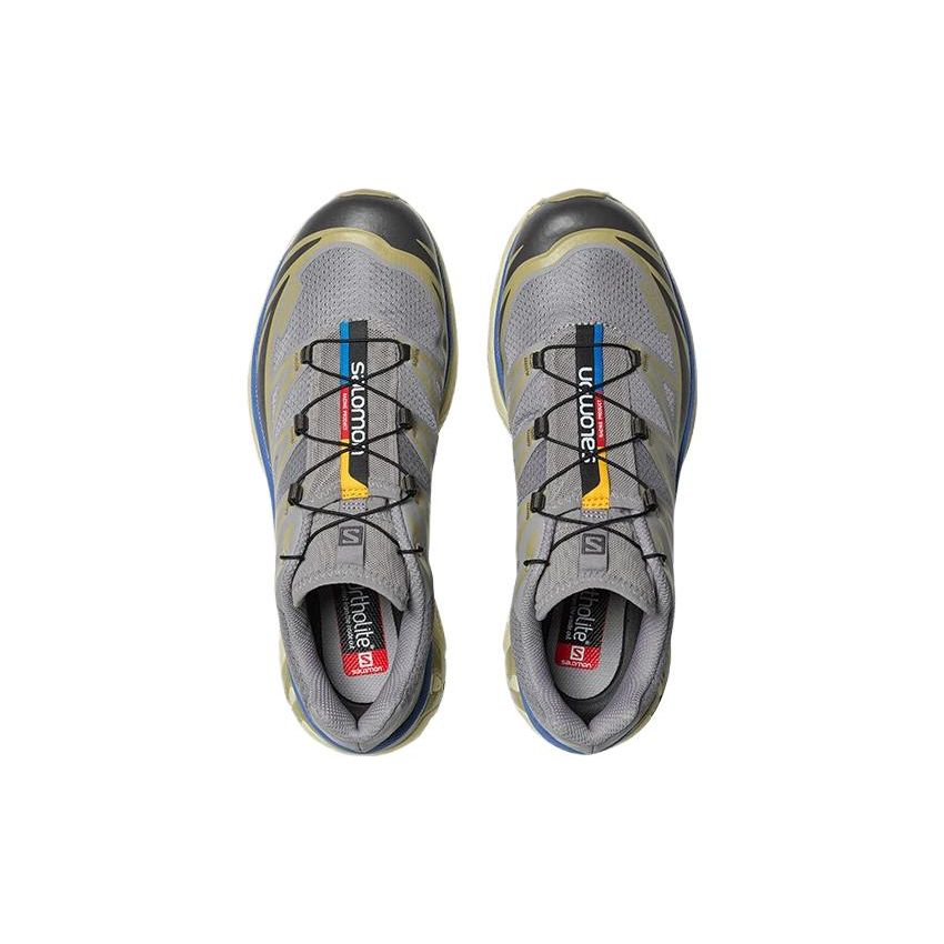 SALOMON XT-6 Спортивная Мода Трендовые Кроссовки для Трейлраннинга Унисекс Кроссовки Серо-голубиные 471479