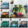 Роскошное домашнее постельное белье с 3D-цифровой печатью, пододеяльник и наволочка AU King, односпальная/двуспальная кровать, полноразмерный мягкий удобный пододеяльник, украшение для дома