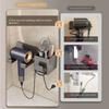 Wall Mounted Hair Dryer Holder Bathroom Shelves Shaver Hair Dryer Stand with Storage Box Toilet Organizers Bathroom Corner Shelf