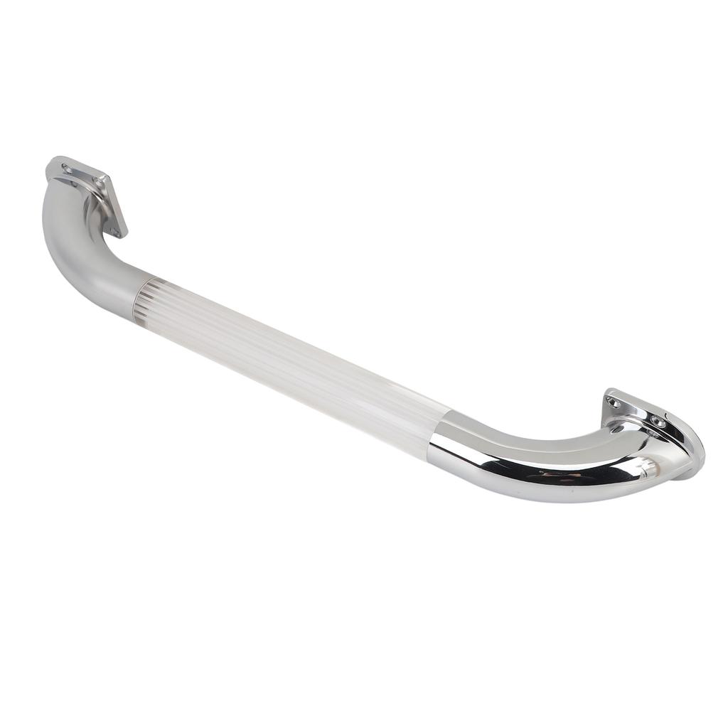 DC 12V RV Door Entry Grab Bar Handles Lighted Acrylic Grip Assist Handle for RV Camper Trailer Yacht 18inch