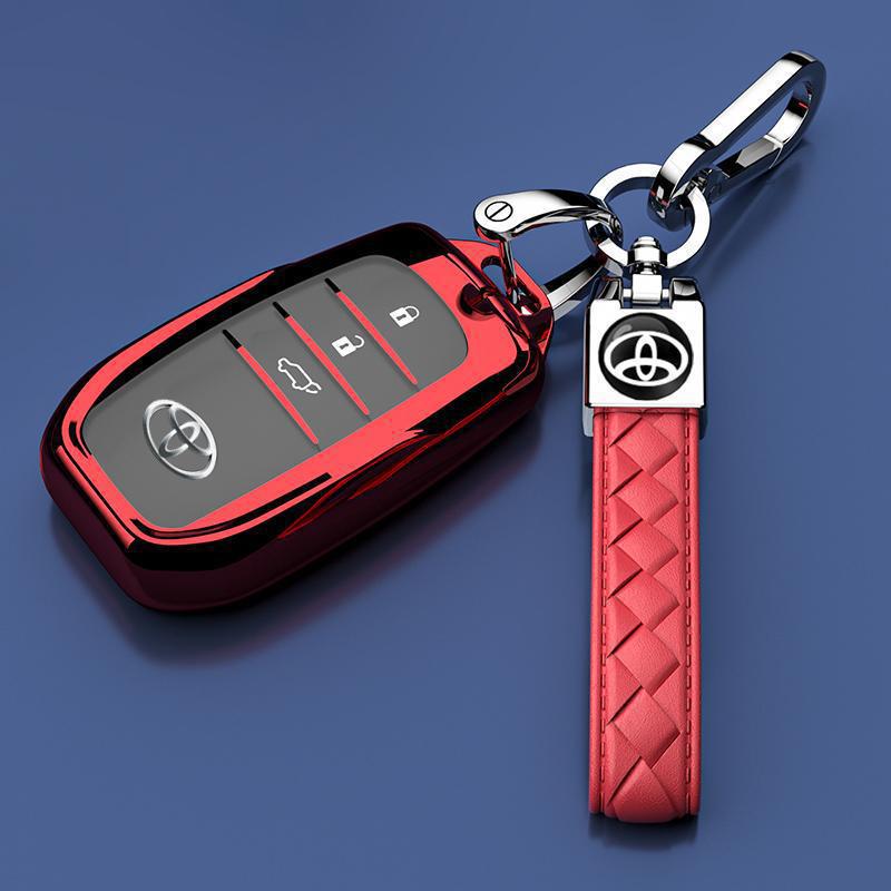 Чехол для ключа Toyota Levin: Гибридный корпус автомобиля с двумя двигателями для моделей 2024-2025 гг. - Защита с замком-ключом для мужчин